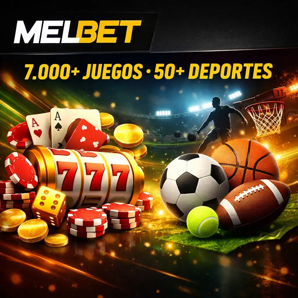 Melbet plataforma juegos deportes ruleta balon dorado fondo negro
