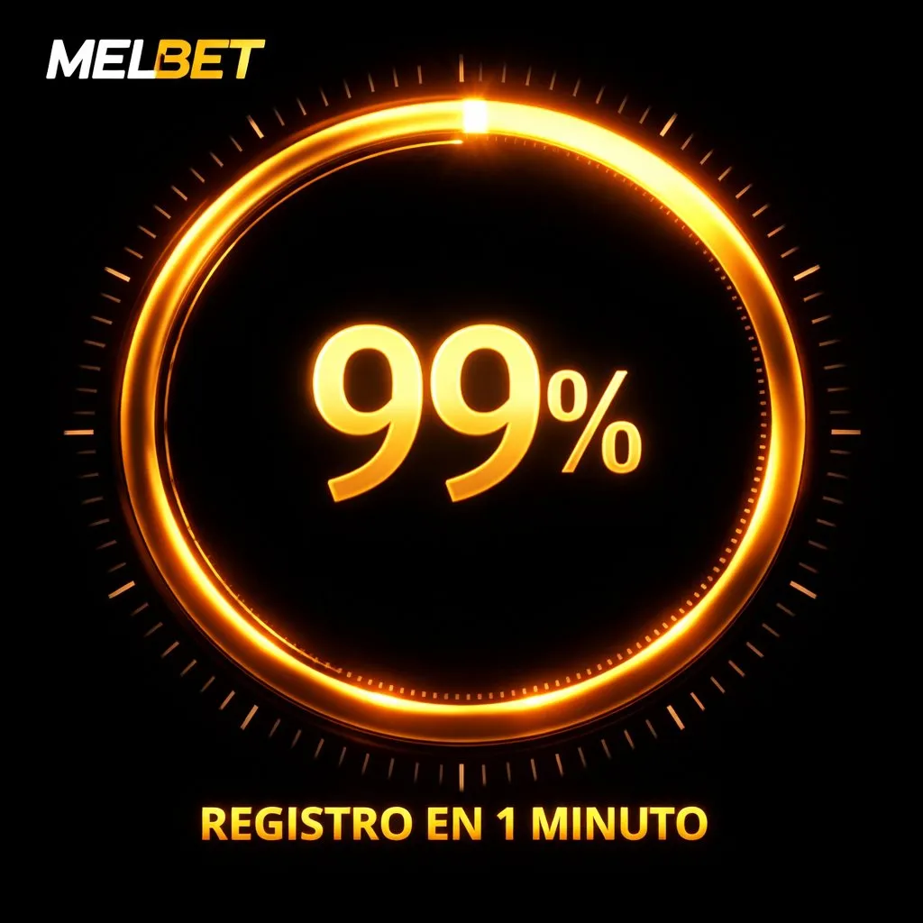 Melbet registro rapido reloj dorado check marca verificacion oscuro